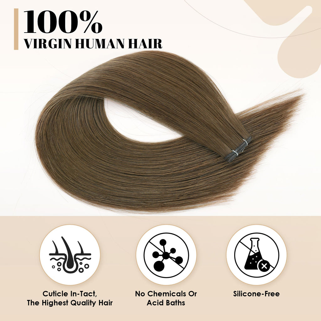 Virgin Genius Weft #3 Medium Ash Brown
