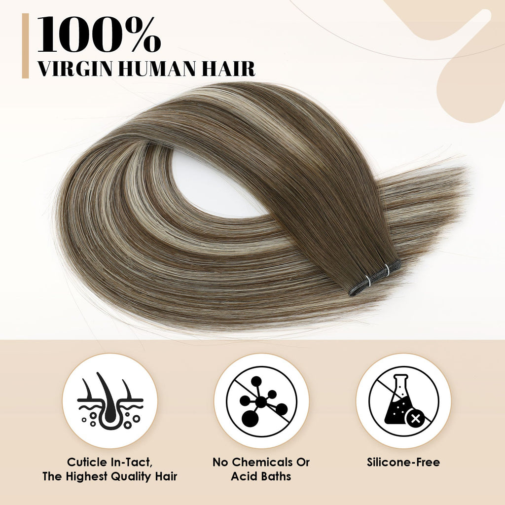 Virgin Genius Weft Rooted Highlights R3-P3/60#