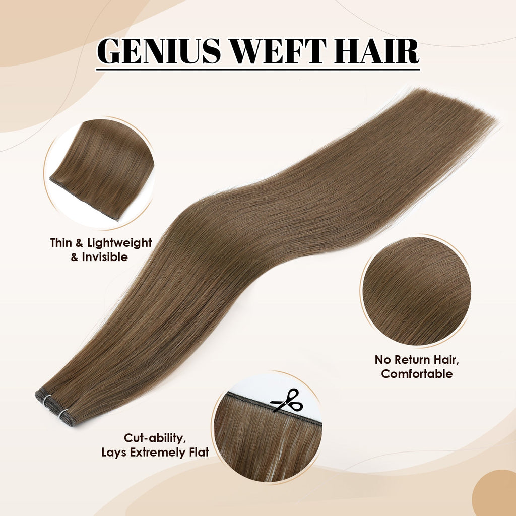 Virgin Genius Weft #4 Light Brown