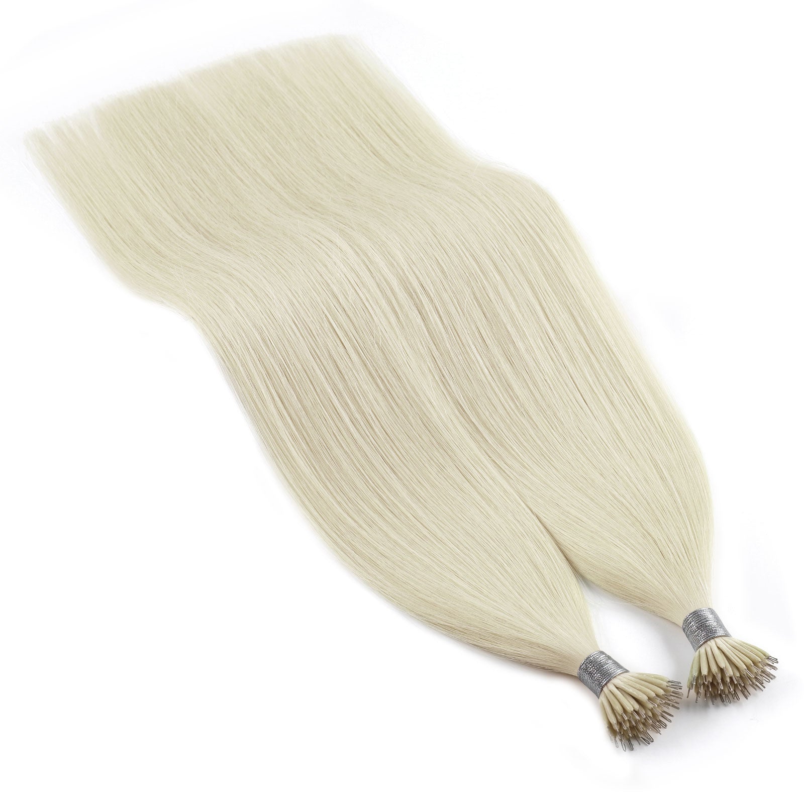 Virgin Nano Ring Hair Extensions 60# Light Blonde