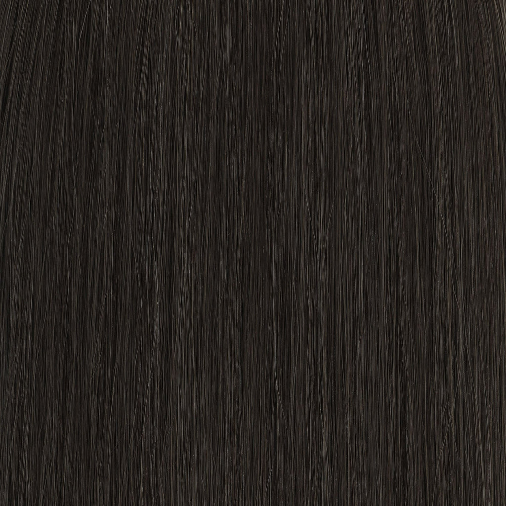 Virgin Nano Ring Hair Extensions 1B# Off Black