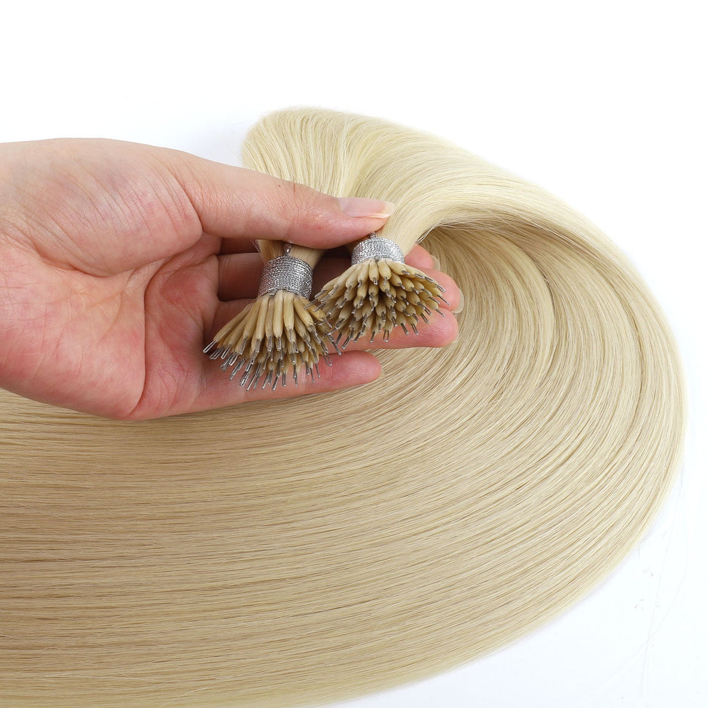 Virgin Nano Ring Hair Extensions 613# Beach Blonde