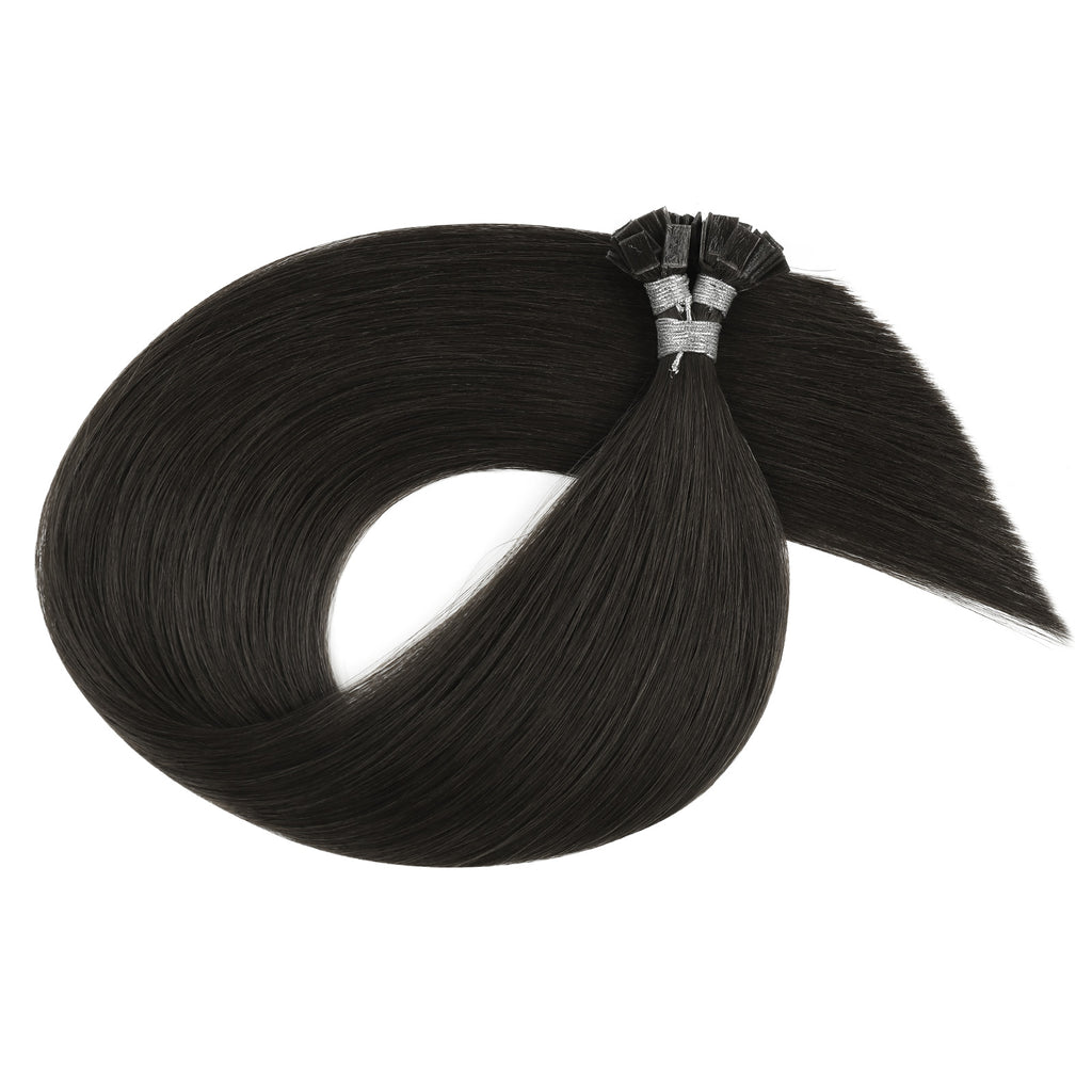 Keratin Bond Extensions Virgin Hair 1B# Off Black