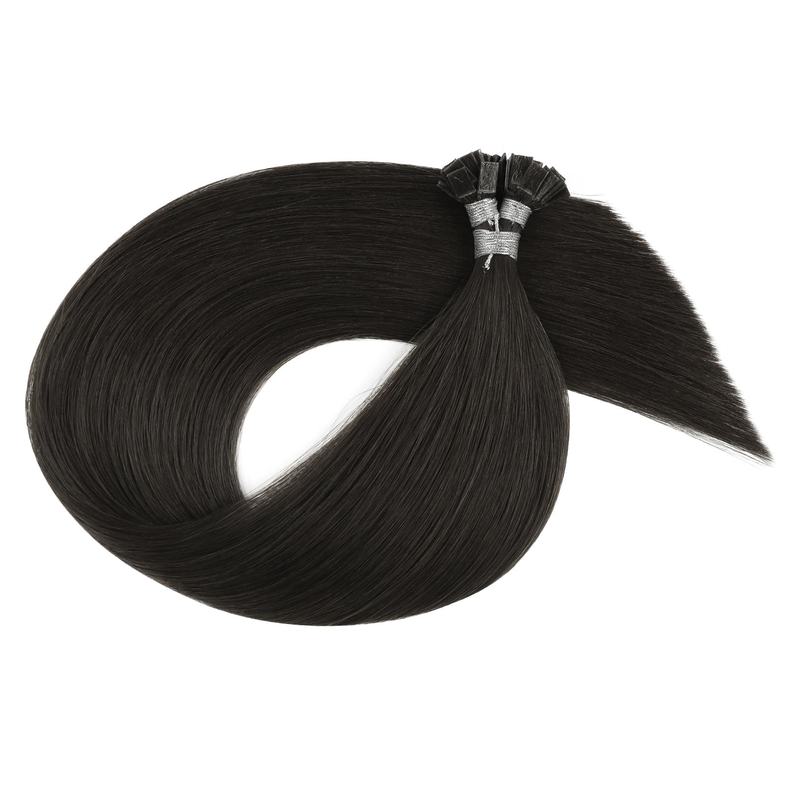 Keratin Bond Extensions Virgin Hair 1B# Off Black