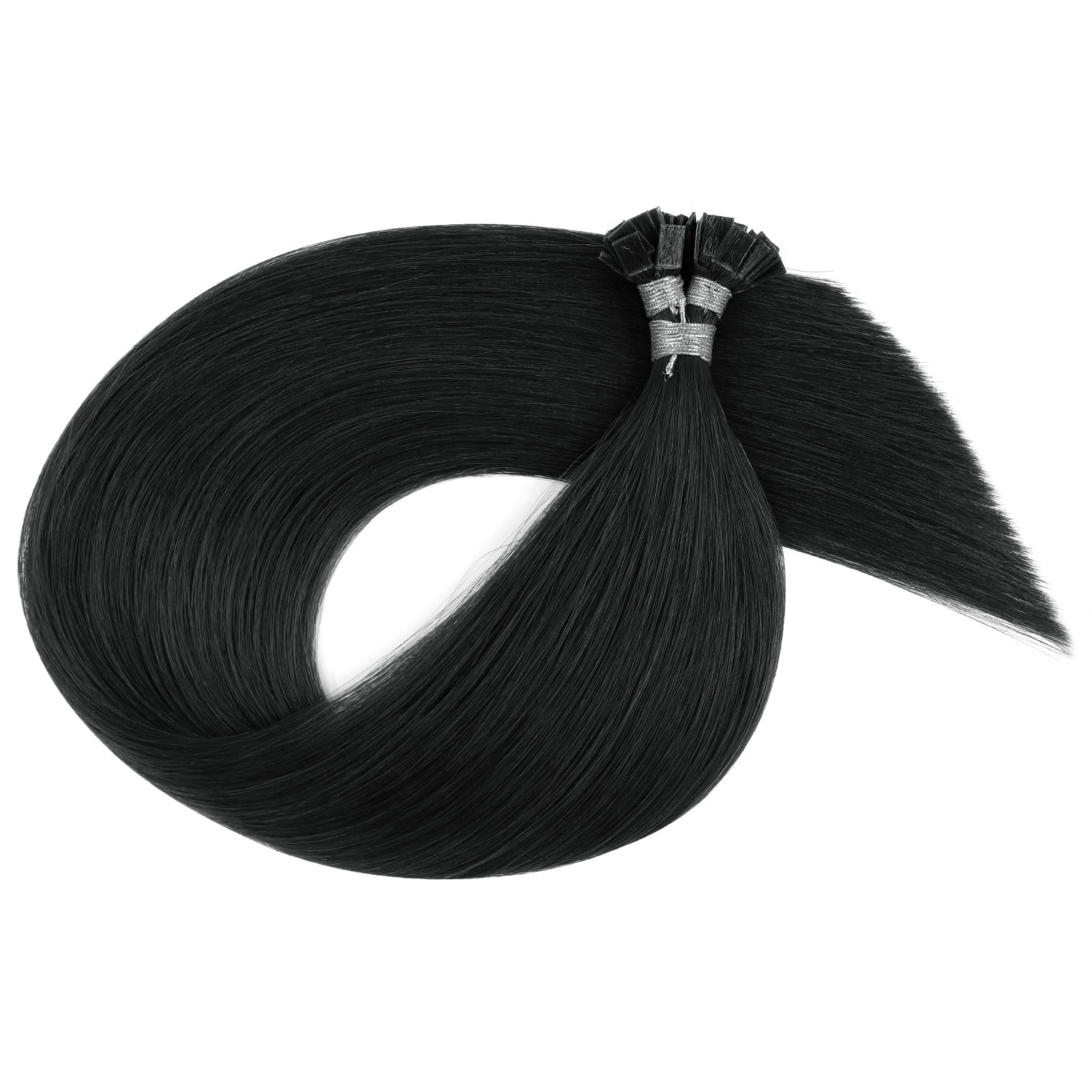 Keratin Bond Extensions Virgin Hair 1# Jet Black