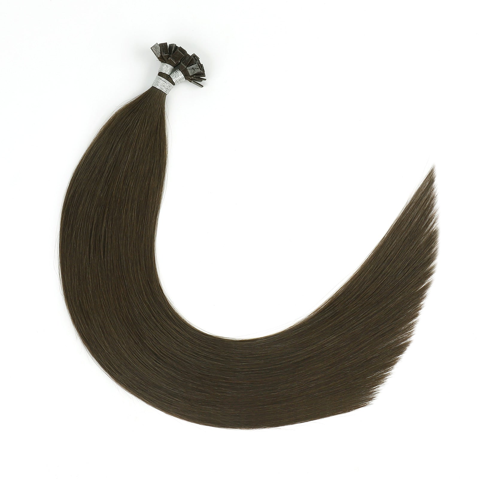 Keratin Bond Extensions Virgin Hair 2A# Dark Chocolate Brown