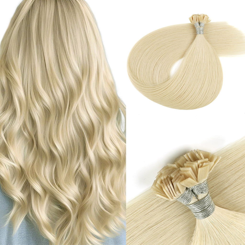 Keratin Bond Extensions Virgin Hair 613# Beach Blonde