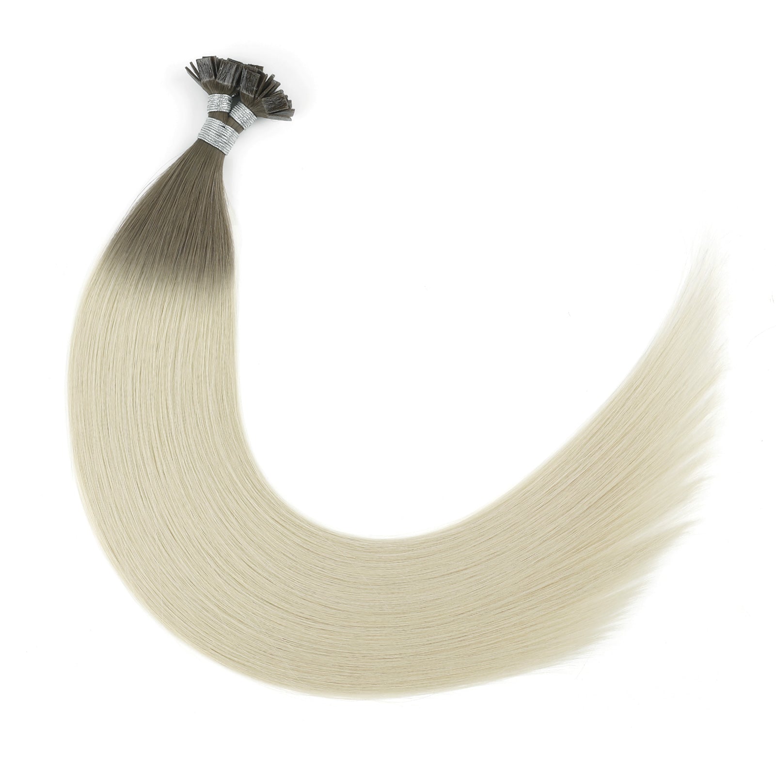 Keratin Bond Extensions Virgin Hair Ombre Color T16A/60A#