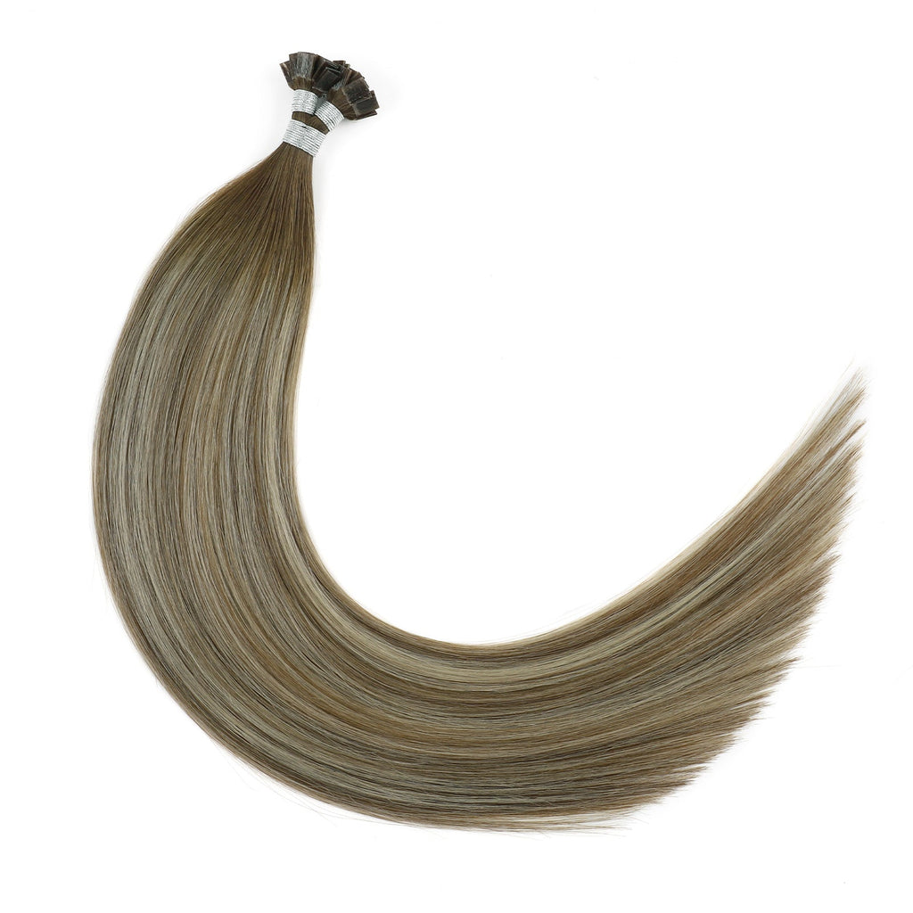 Keratin Bond Extensions Virgin Hair Rooted Highlights R3-P3/60#