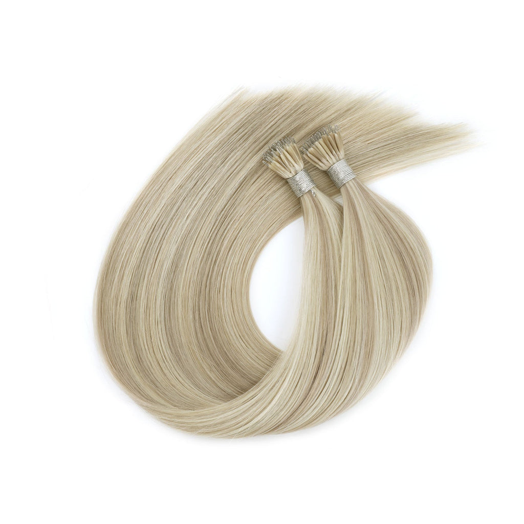 Virgin Nano Ring Hair Extensions Highlights P18A/60A#