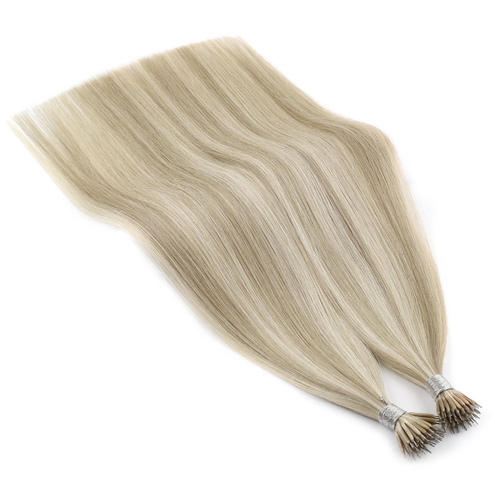 Virgin Nano Ring Hair Extensions Highlights P18A/60A#