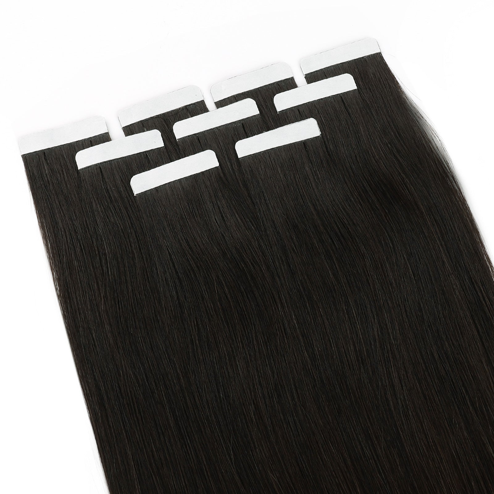 Virgin Tape in Hair Extensions 1B# Off Black