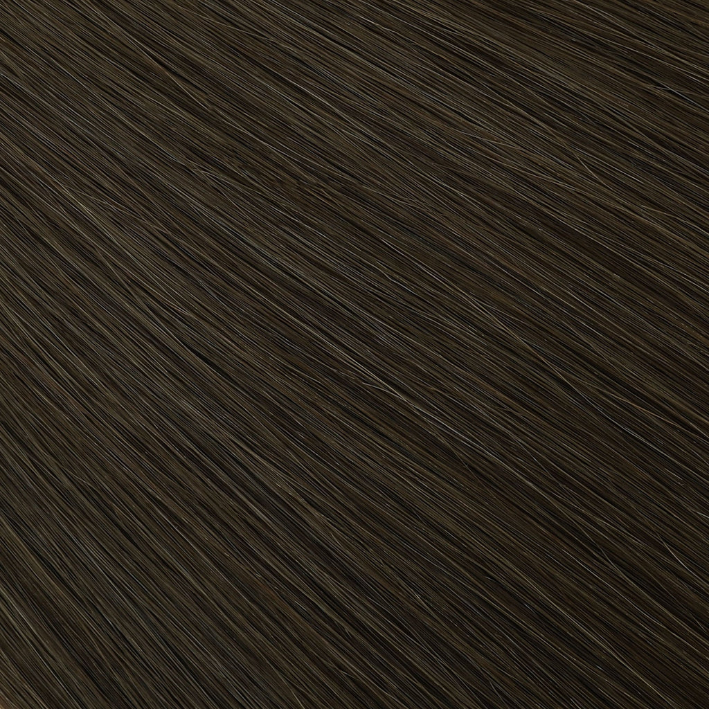 Virgin Tape in Hair Extensions 2A# Dark Chocolate Brown