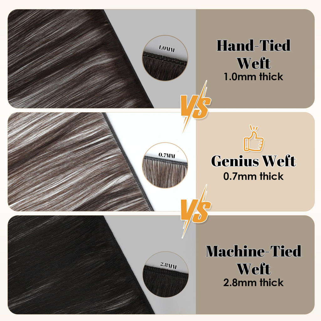 Virgin Genius Weft #2 Dark Brown