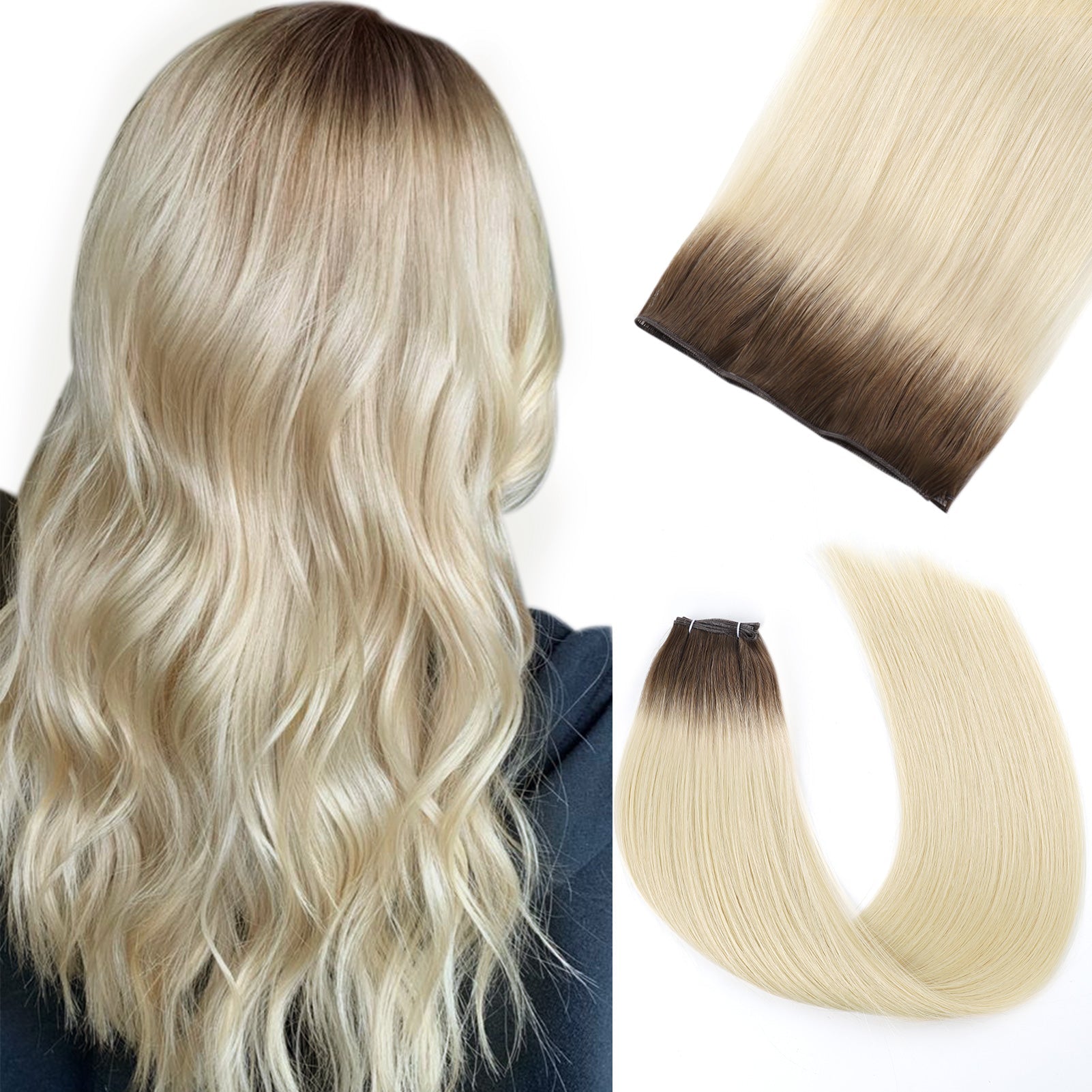 Virgin Genius Weft Rooted R3/60#