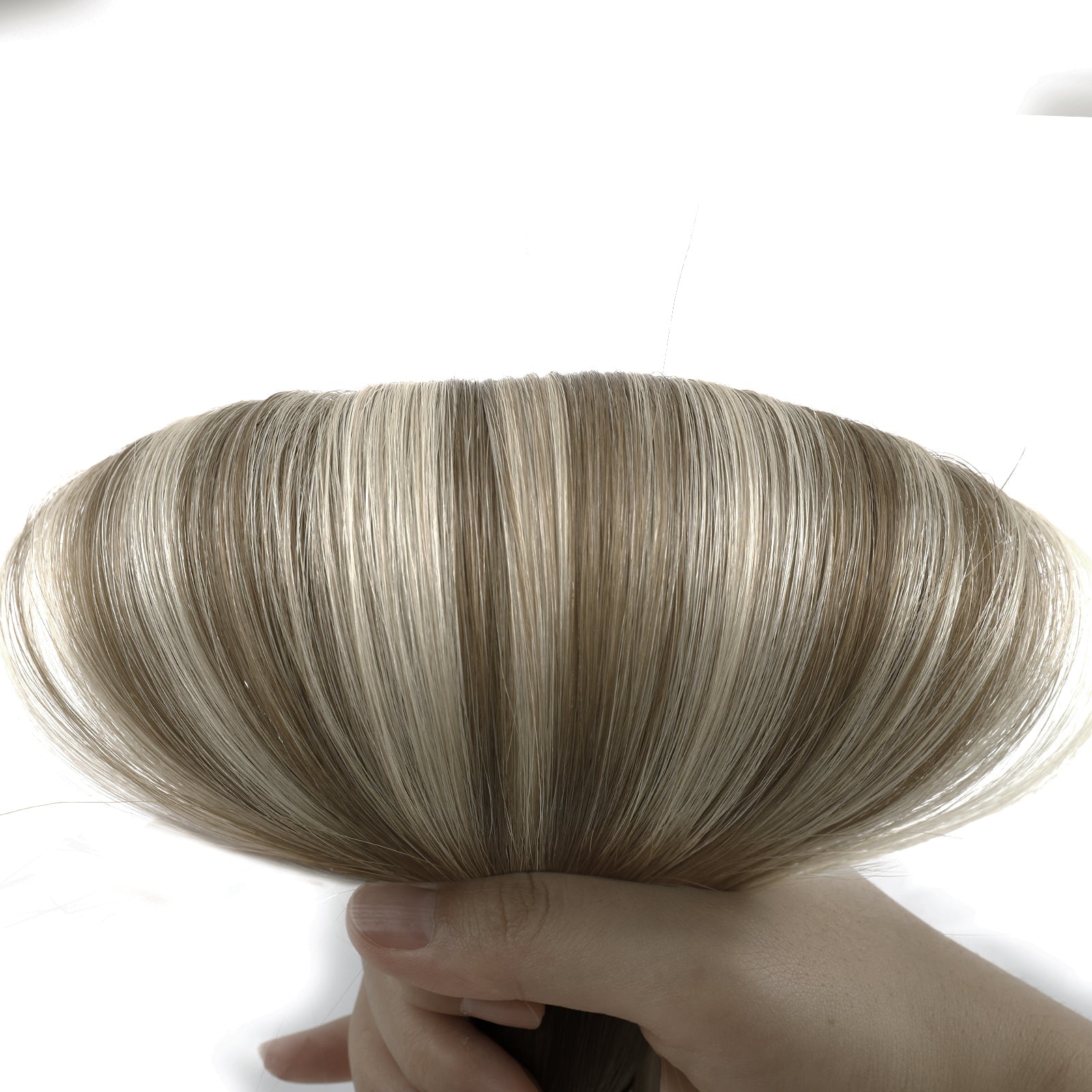 I Tip Hair Extensions Virgin Hair Rooted Highlights R3-P3/60#