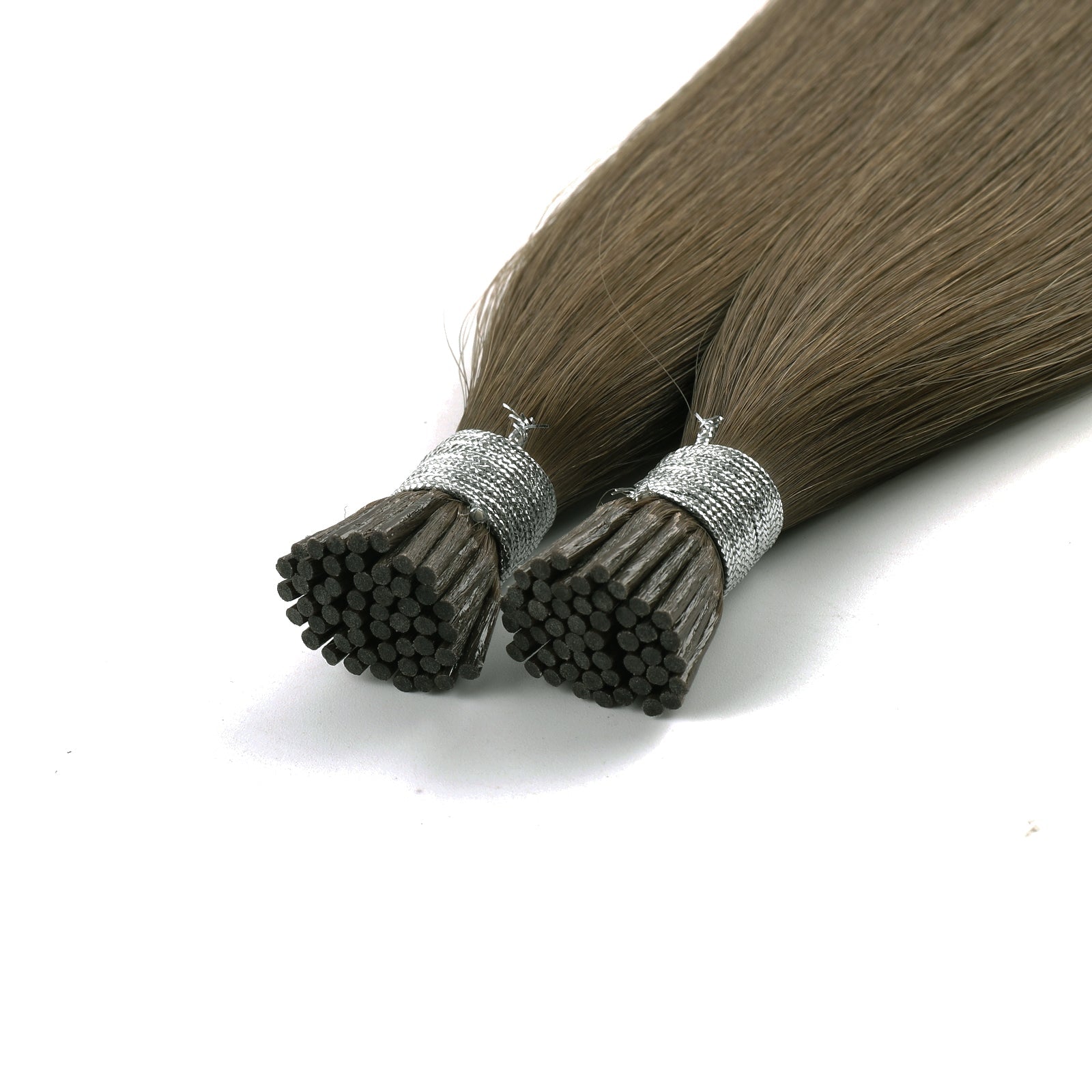 I Tip Hair Extensions Virgin Hair 3#  Medium Ash Brown